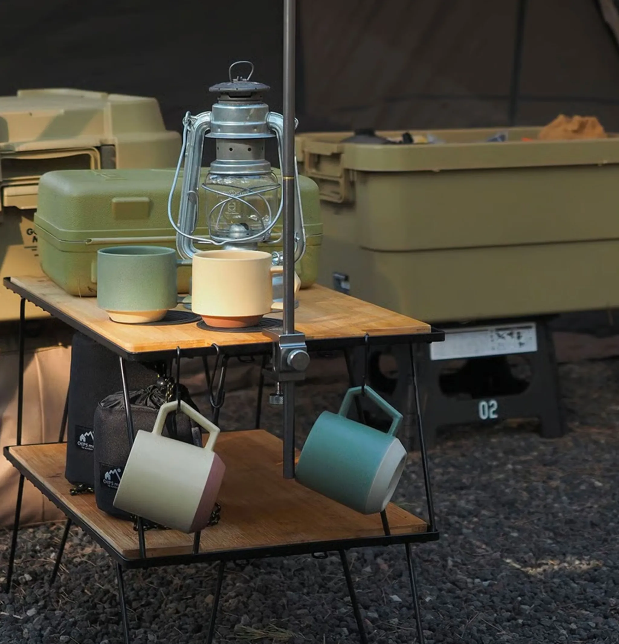 CHIPS JAPAN Stack Mug Outdoor Khaki< Maison|Outdoor