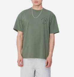 CARHARTT WIP Stamp Tee Duck Green< T-shirts