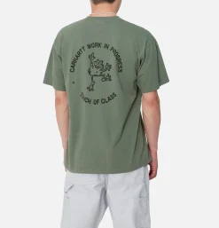 CARHARTT WIP Stamp Tee Duck Green< T-shirts