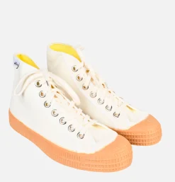 NOVESTA Star Dribble White Gum<Homme Baskets