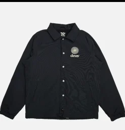 DEUS Strata Coach Jacket Black< Vestes