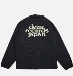 DEUS Strata Coach Jacket Black< Vestes