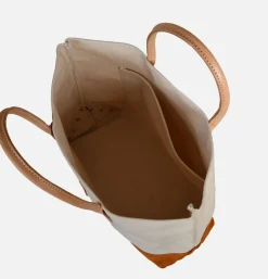 HERITAGE LEATHER COMPANY Suede Day Tote Bag Marron< Tote-bags
