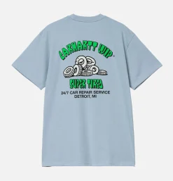 CARHARTT WIP Super Tired T-shirt Dusty Ice< T-shirts