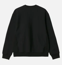 CARHARTT WIP Sweat American Script Black< Pulls & Cardigans