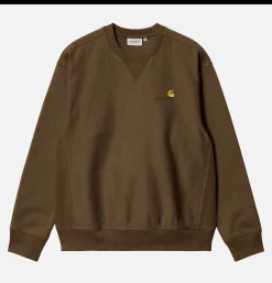 CARHARTT WIP Sweat American Script Lumber< Sweats & Polaires