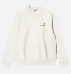 CARHARTT WIP Sweat American Script Wax< Pulls & Cardigans