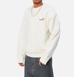 CARHARTT WIP Sweat American Script Wax< Pulls & Cardigans