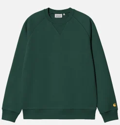 CARHARTT WIP Sweat Chase Discovery Green< Sweats & Polaires