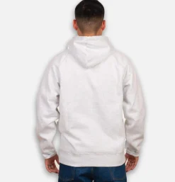 CARHARTT WIP Sweat Hooded Chase Ash Grey Heather< Sweats & Polaires
