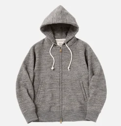 JACKMAN Sweat Parka Charcoal< Sweats & Polaires