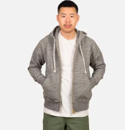 JACKMAN Sweat Parka Charcoal< Sweats & Polaires