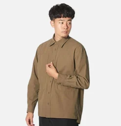 SNOW PEAK Takibibi Ripstop Shirt Khaki< Chemises