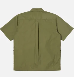 UNIVERSAL WORKS Tech Overshirt Olive< Chemises