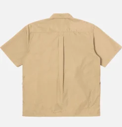 UNIVERSAL WORKS Tech Overshirt Sand< Chemises