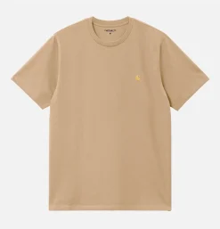 CARHARTT WIP Tee shirt Chase Shirt Sable< T-shirts