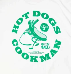 COOKMAN Tee Shirt Hot Dog Hitter White< T-shirts