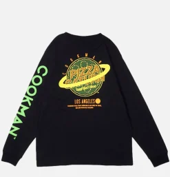COOKMAN Tee Shirt Long Sleeve Pizza Noir< T-shirts