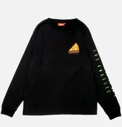 COOKMAN Tee Shirt Long Sleeve Pizza Noir< T-shirts