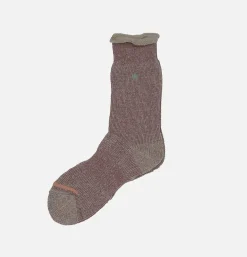 ANONYMOUS ISM Thick Pile Crew Socks Pink<Homme Chaussettes