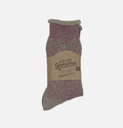 ANONYMOUS ISM Thick Pile Crew Socks Pink<Homme Chaussettes
