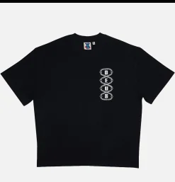 DEUS Thread Tee Black< T-shirts