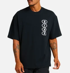 DEUS Thread Tee Black< T-shirts