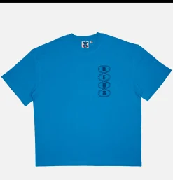 DEUS Thread Tee Wave Ride Blue< T-shirts