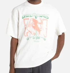 DEUS Time Worship Tee Vintage White< T-shirts