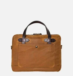 FILSON Tin Cloth Compact Dark Tan< Autres Sacs