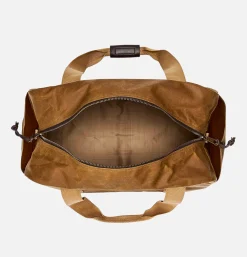 FILSON Tin Cloth Medium Duffle Bag Dark Tan< Sacs De Voyages