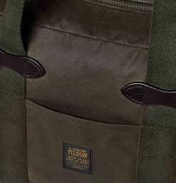 FILSON Tincloth Zipper Tote Otter< Autres Sacs