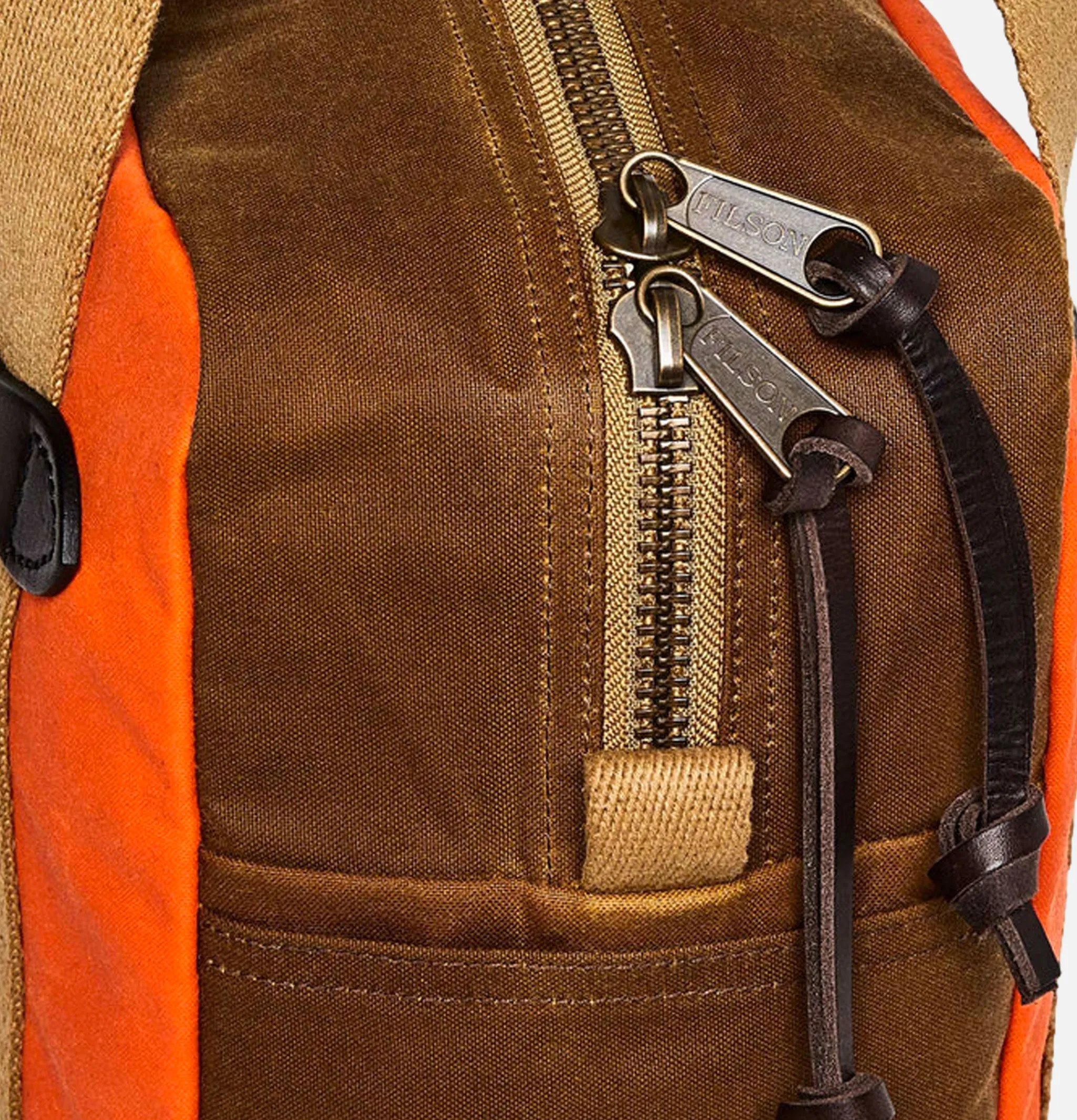 FILSON Tincloth Zipper Tote Tan< Tote-bags