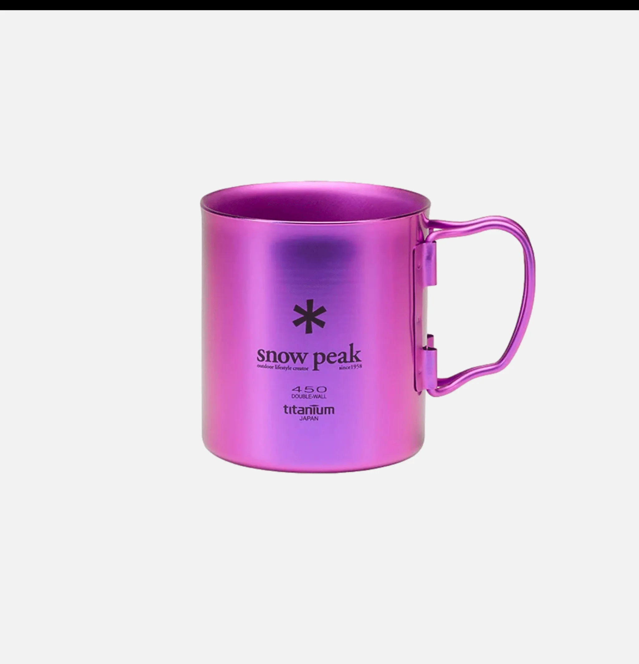 SNOW PEAK Titanium Single 450 Cup Purple< Maison|Outdoor