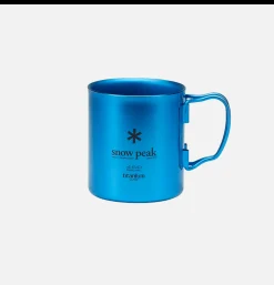 SNOW PEAK Titanium Single Cup 450 Blue< Outdoor|Maison