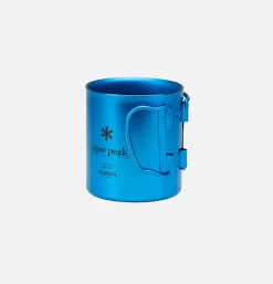 SNOW PEAK Titanium Single Cup 450 Blue< Outdoor|Maison
