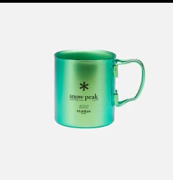 SNOW PEAK Titanium Single Cup 450 Green< Maison|Outdoor