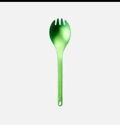 SNOW PEAK Titanium Spork Green< Maison|Outdoor