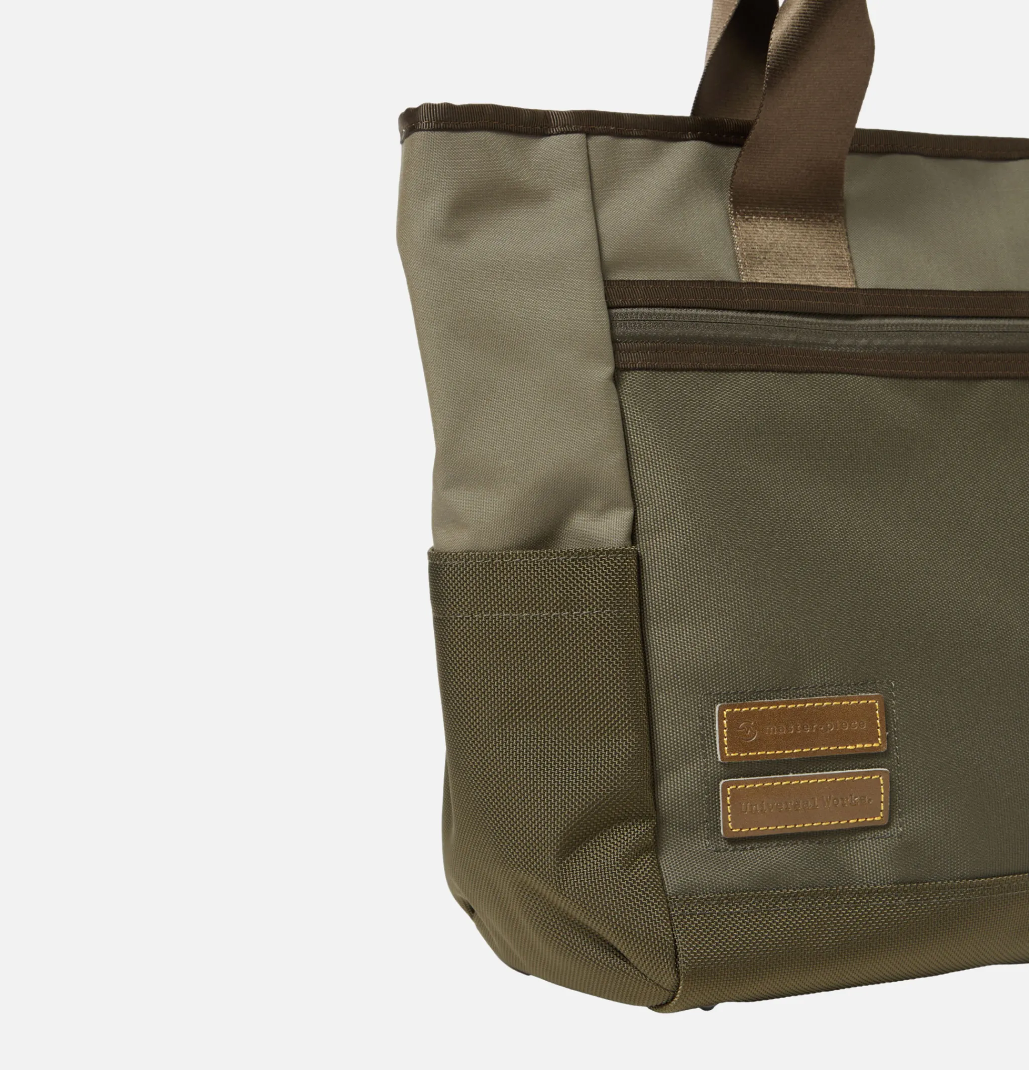 UNIVERSAL WORKS Tote Bag Master Piece Olive< Tote-bags