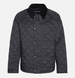 BARBOUR Transport Quilted Jacket Black< Vestes