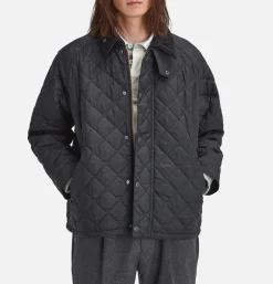BARBOUR Transport Quilted Jacket Black< Vestes
