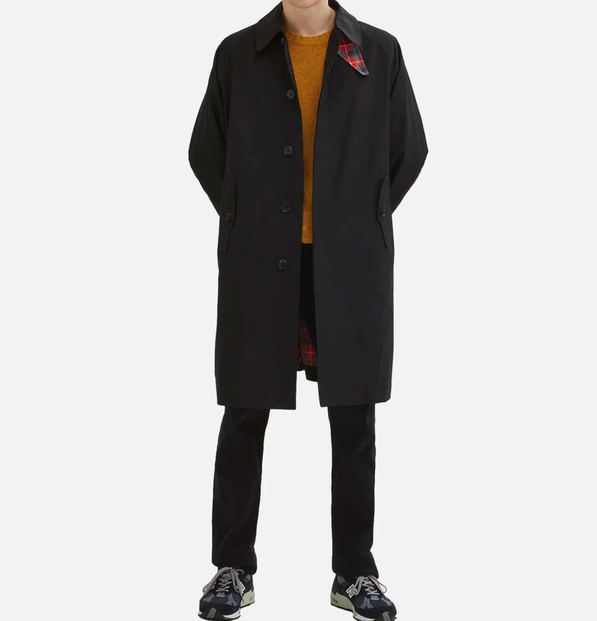 BARACUTA Trench-Coat G12 Noir< Blousons & Manteaux