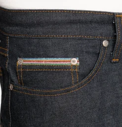 NAKED & FAMOUS True Guy Dia De Los Muertos Indigo< Jeans