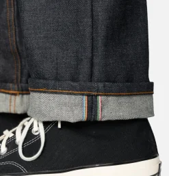 NAKED & FAMOUS True Guy Dia De Los Muertos Indigo< Jeans