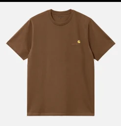CARHARTT WIP T-shirt American Script Lumber< T-shirts
