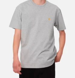 CARHARTT WIP T-shirt Chase Grey< T-shirts