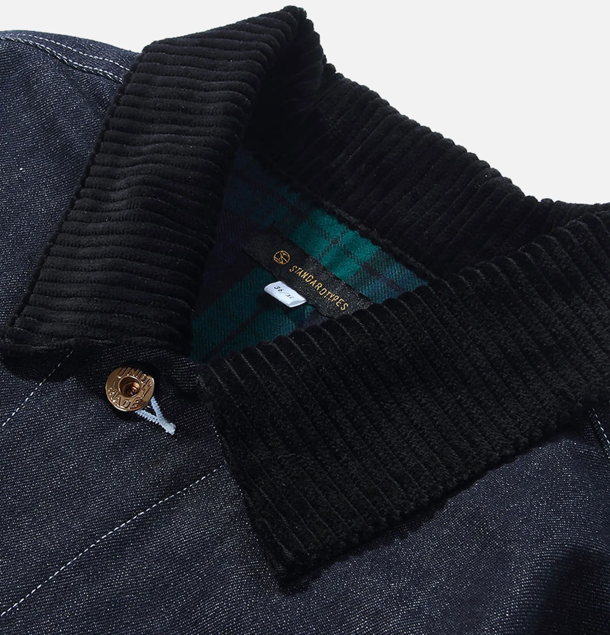 STANDARD TYPES Type1 Corduroy Jacket Indigo< Vestes