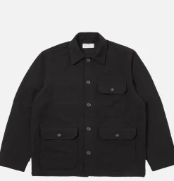 UNIVERSAL WORKS Utility Jacket Wool Noir< Vestes