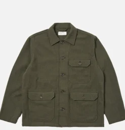 UNIVERSAL WORKS Utility Jacket Wool Olive< Vestes