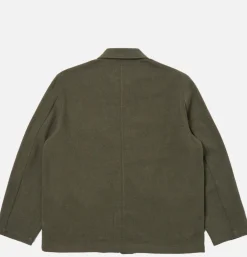 UNIVERSAL WORKS Utility Jacket Wool Olive< Vestes